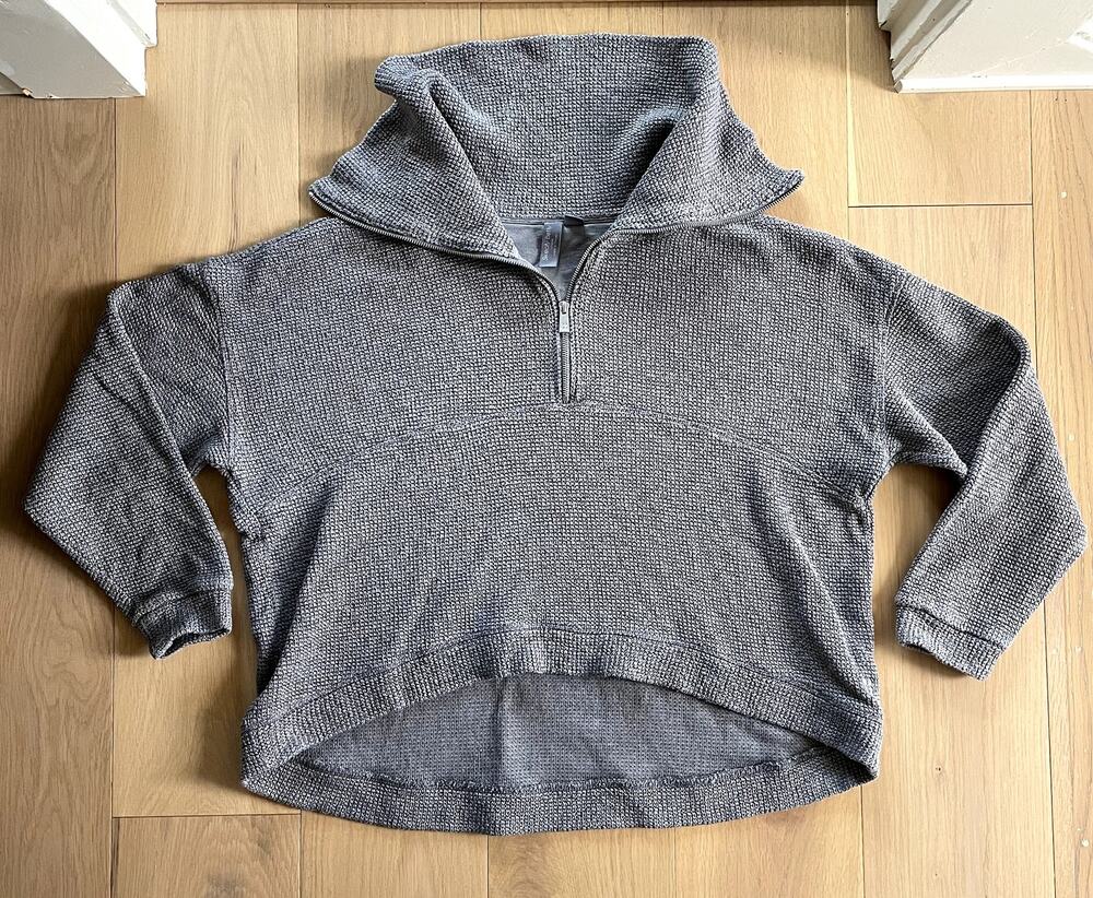 Sweaty Betty Restful Boucle Half Zip Sweatshirt - Large